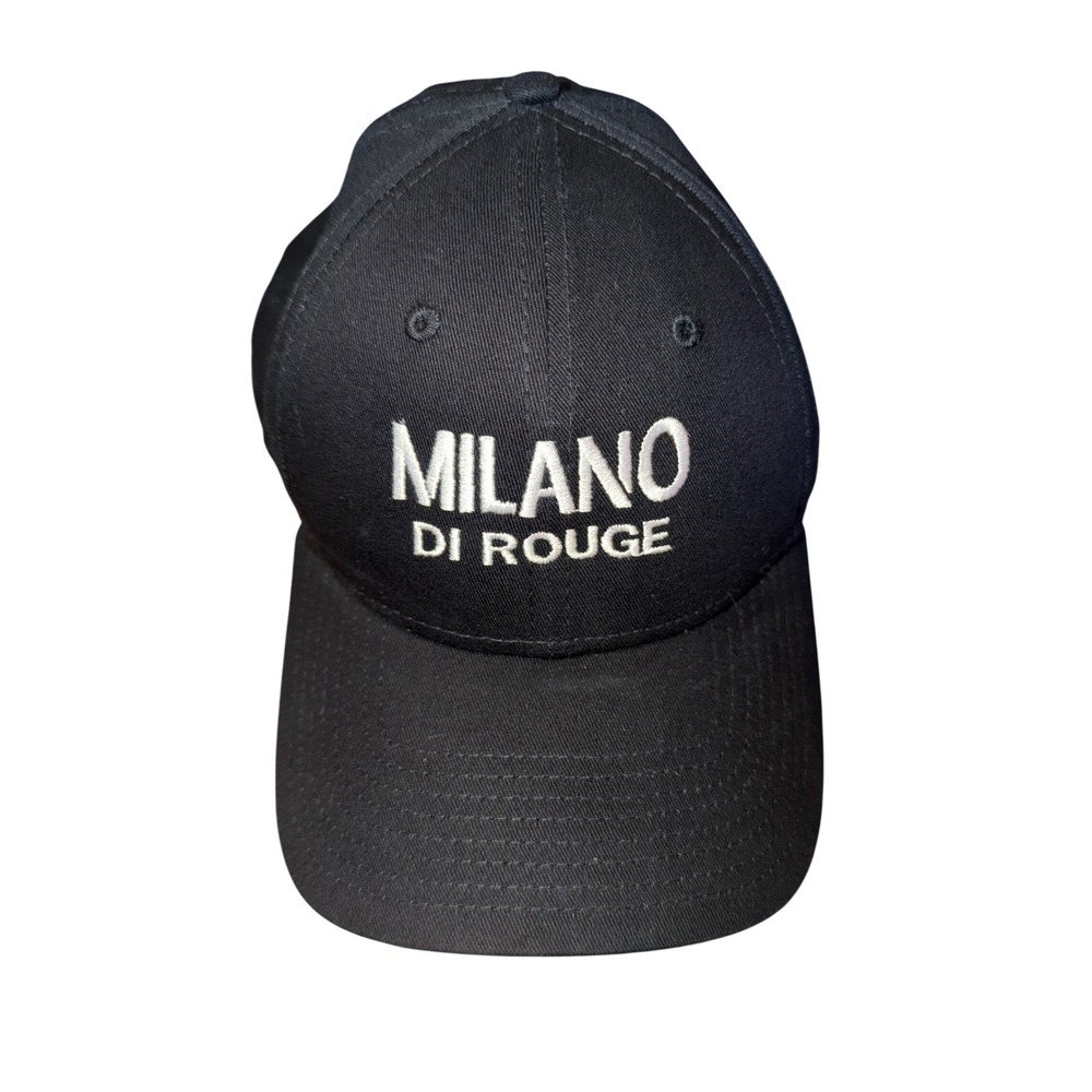 Milano‎ Di Rouge x New Era 9FORTY Adjustable Baseball Cap Hat Black White Logo
